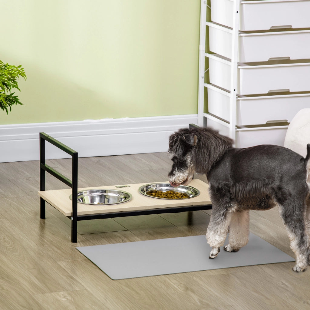 Ciotola per Cane Regolabile in Altezza ¨C zephmum ¨C Acciaio, 2 Pezzi, 11-32 cm
