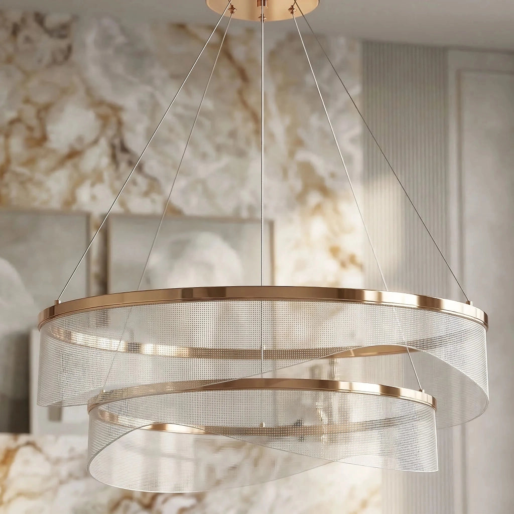 Lampada A Sospensione Da Soffitto G146-2cp Gold