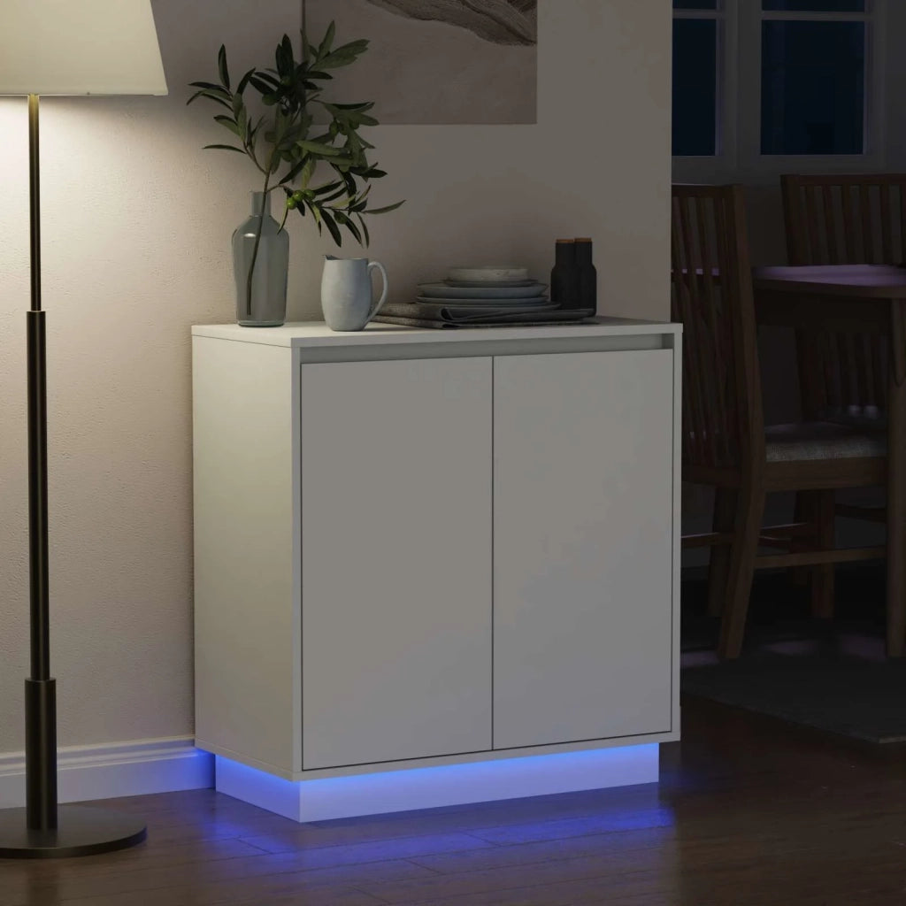 Madia LED per Bianco 71 x 34,5 x 75 cm Legno multistrato 869642