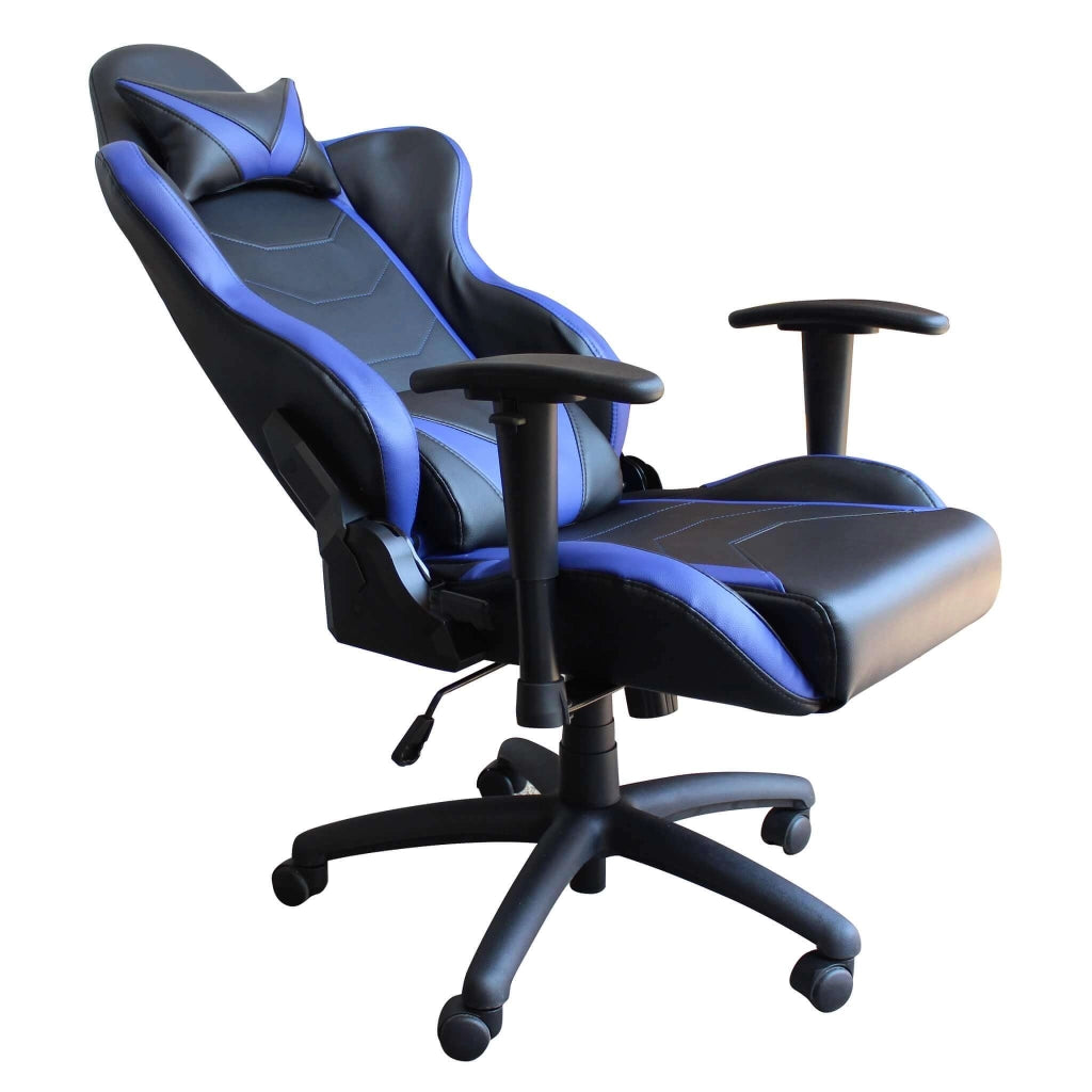 POLTRONA DA GAMING FALLOUT BLU E NERA CON POGGIA BRACCIA
