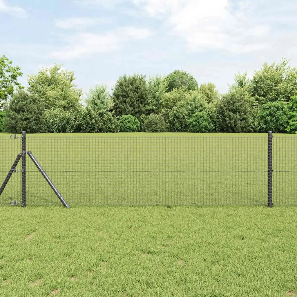 Palo della recinzione Grigio 100 x 0,4 m (rete 12 x 12 mm)