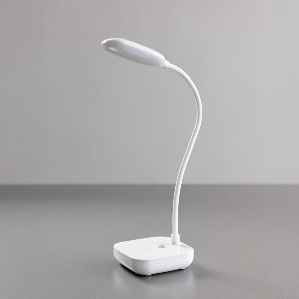 Lampada scrivania bianca flessibile LED 7W Zuma Line