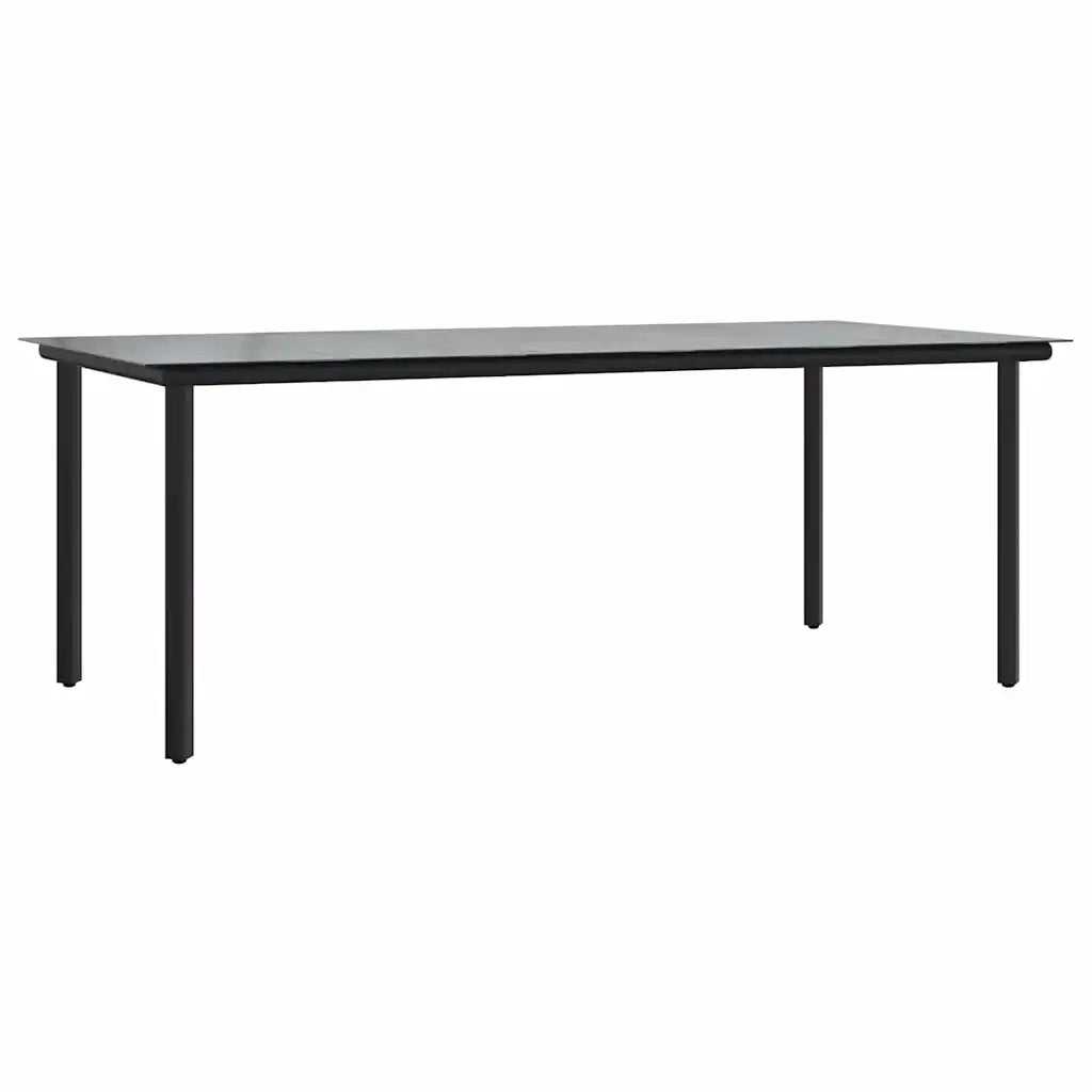 Set da Pranzo per Giardino 9 pcs Grigio chiaro polyrattan 3261718
