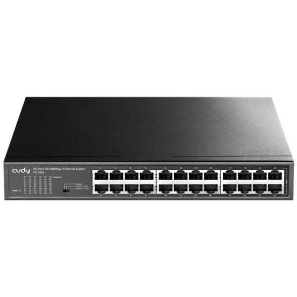 Cudy fs1024 switch di rete non gestito fast ethernet (10/100) nero - CUDFS1024