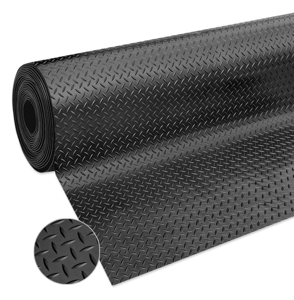 Passatoia Gomma Isolante Antiscivolo Tappeto Copri Pavimento Lamiera Zerbino Robusto 100x750 cm