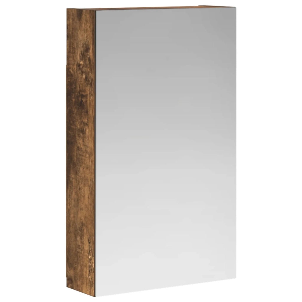 Mobiletto per specchio da Bagno | Armadio da bagno Rovere fum¨¦ 30 x 10,5 x 50 cm