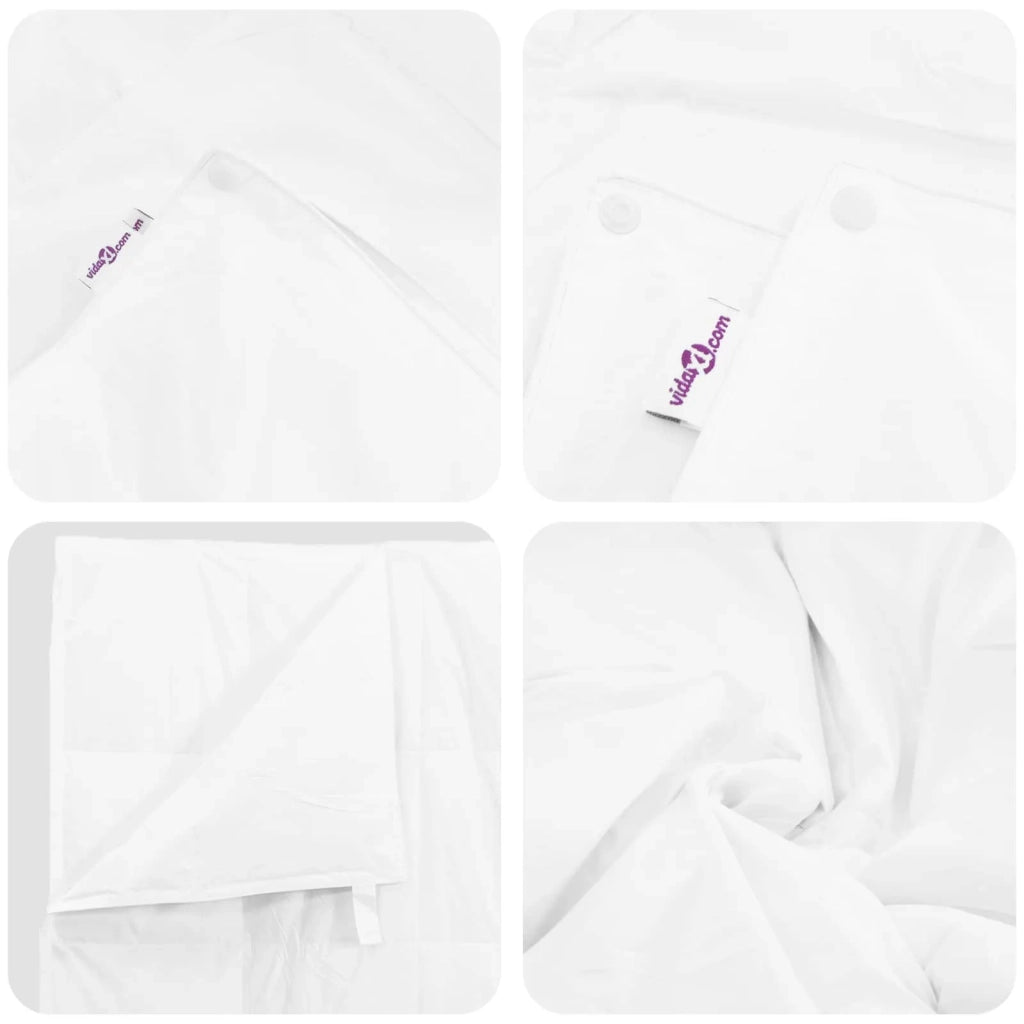 Set di Piumoni con cuscino 3 pcs Bianco Piuma d'anatra 3377191