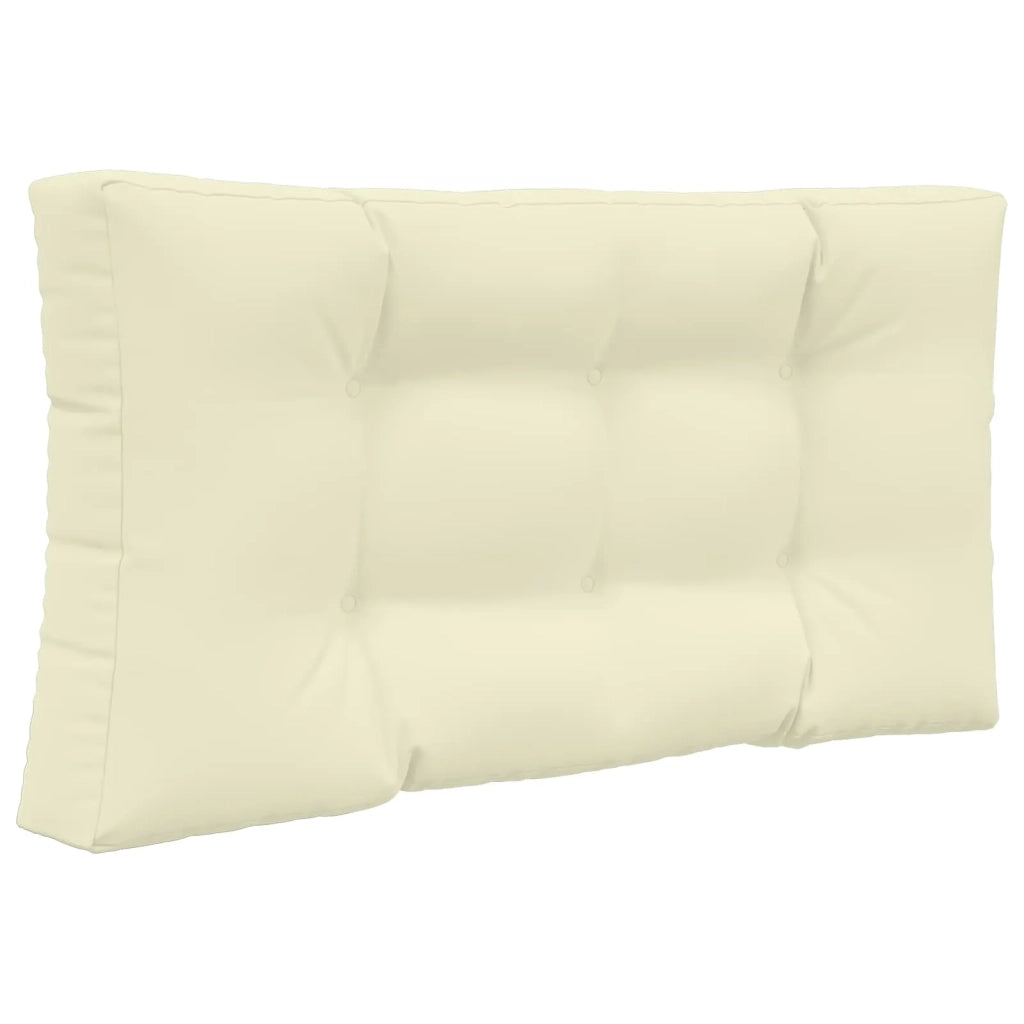 Cuscino per divano da esterno 3 pcs Crema Poliestere 900882