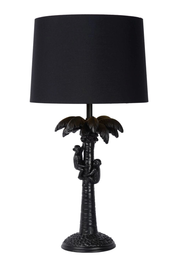Lampada da tavolo Lucide Extravaganza Coconut E27 nera