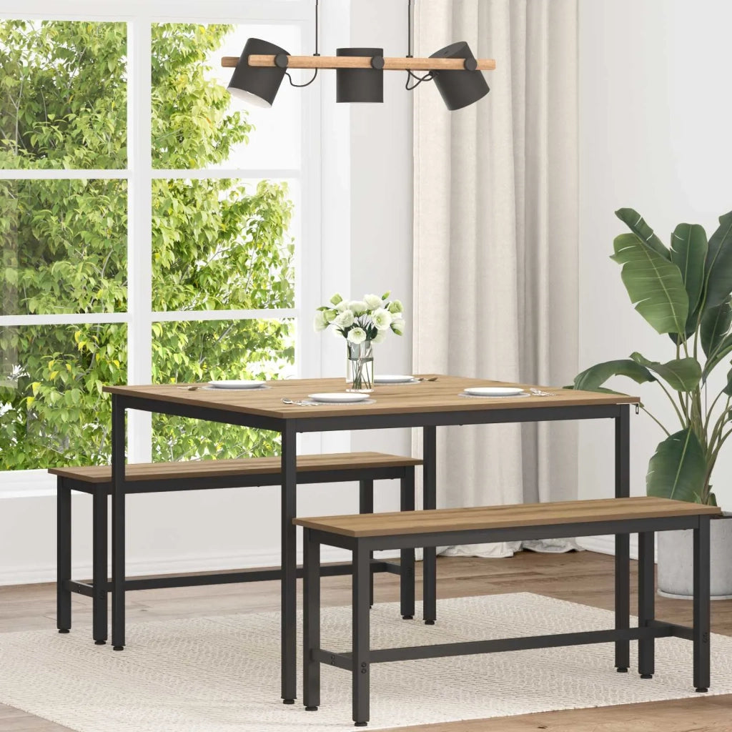 Tavoli da pranzo 110 x 110 x 75 cm Legno ingegnerizzato 892643