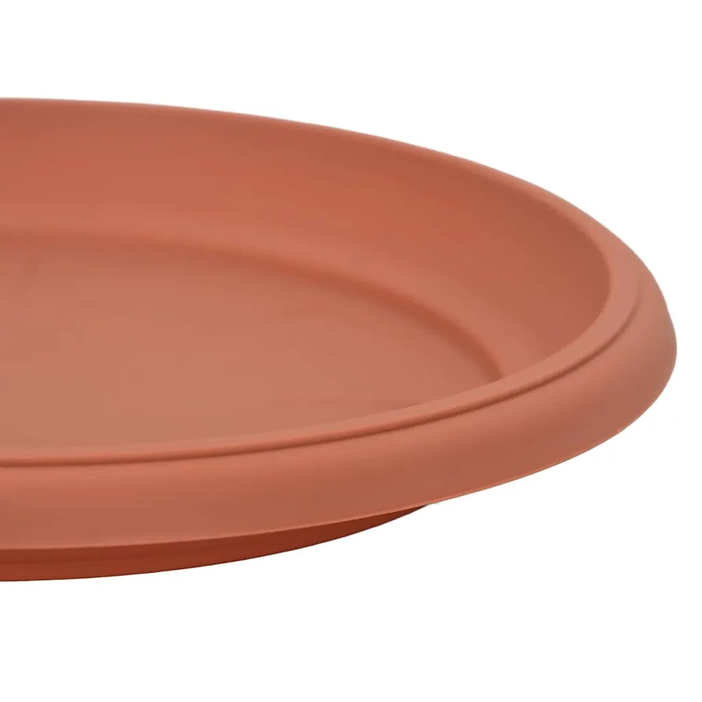 Vassoio Rotondo per Fiori 6 pcs Rosso Mattone Ø 21,5 x 2,5 cm 42020303