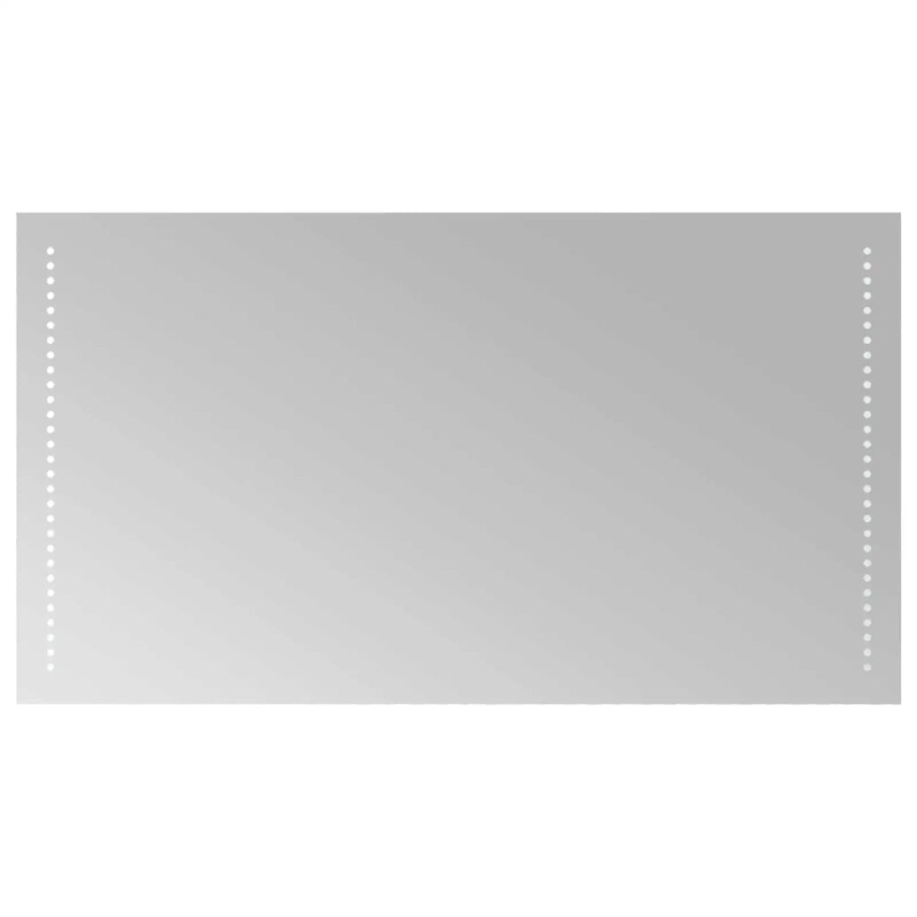 Specchio da bagno LED Trasparente 90 x 50 cm vetro temperato 42045782