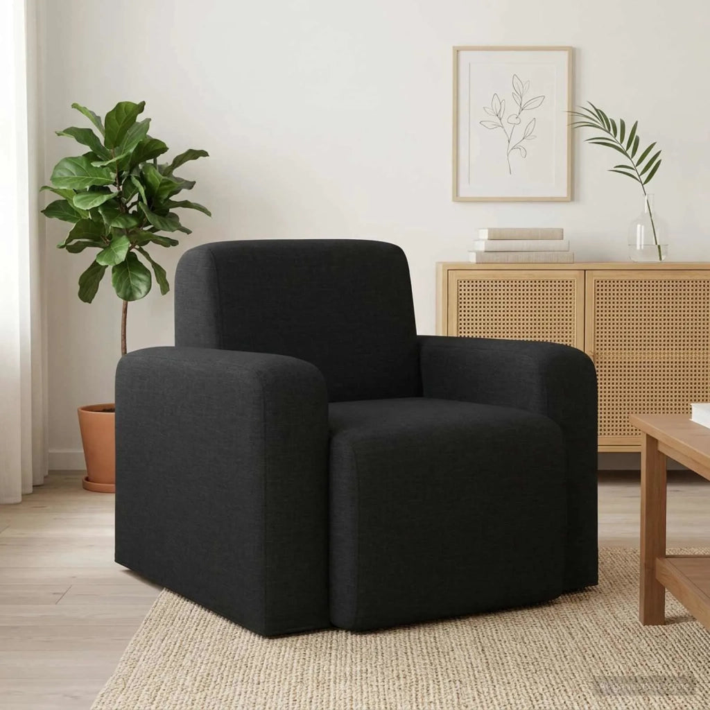 Poltrona Nero Tessuto 42042418