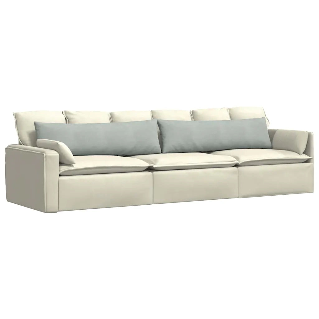 Cuscini da Divano 2 pcs Grigio chiaro 145 x 40 cm 42013842