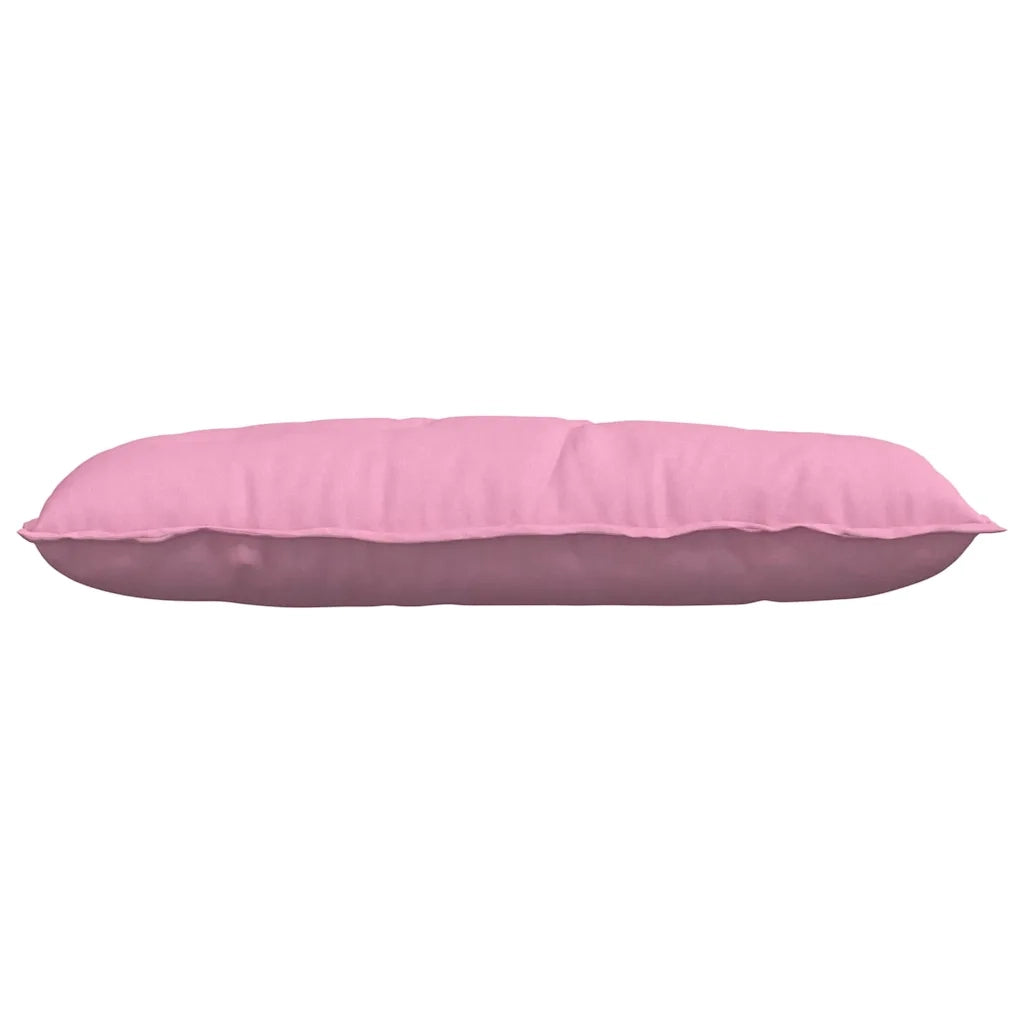 Cuscino per Schiena Rosa 100 x 19 x 50 cm Tessuto 42014759