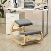 SEDIA GINOCCHIAIO Ergonomica 54,5x85x54 cm Legno Grigio