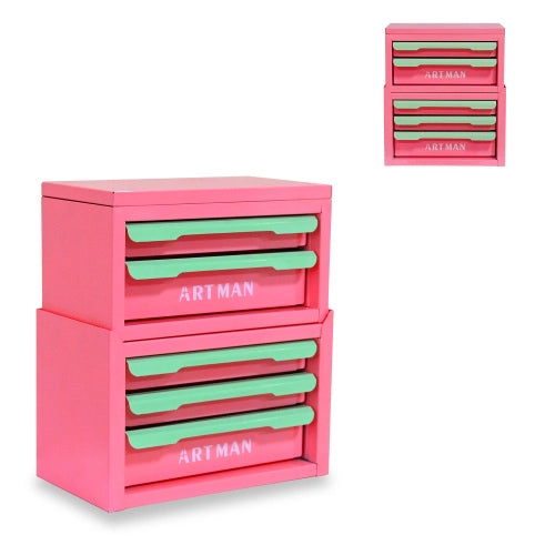 Scrivania con Cassetti e Piano Truciolato ¨C MINIMAL ¨C Bianco