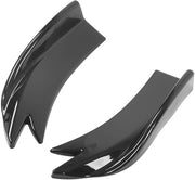 Diffusore universale per bumper - Materiale PP - Facile da installare - Nero brillante