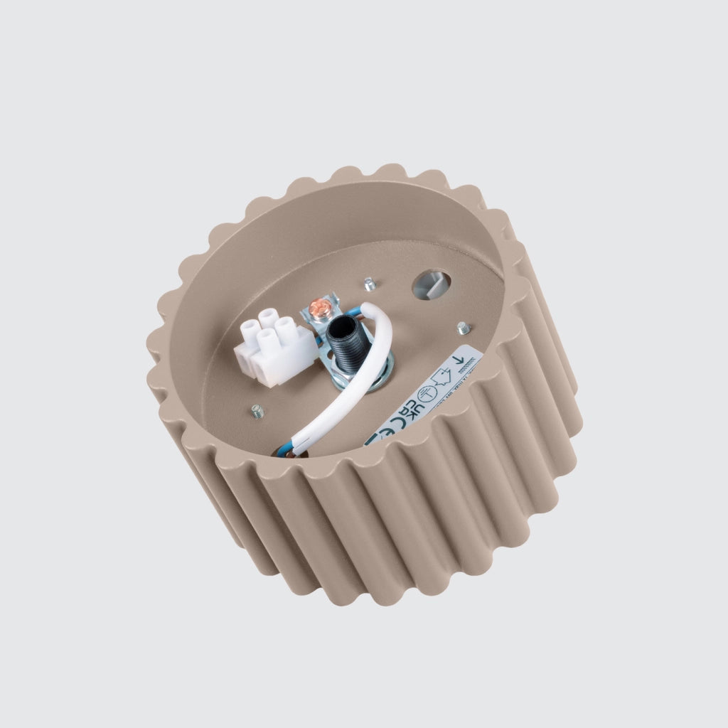 Lampada da soffitto AURA 1 taupe Gx53