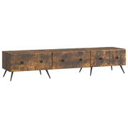 Mobile TV-Credenza per TV Rovere Fumo 147 x 34,5 x 30 cm Legno ingegnerizzato 792117