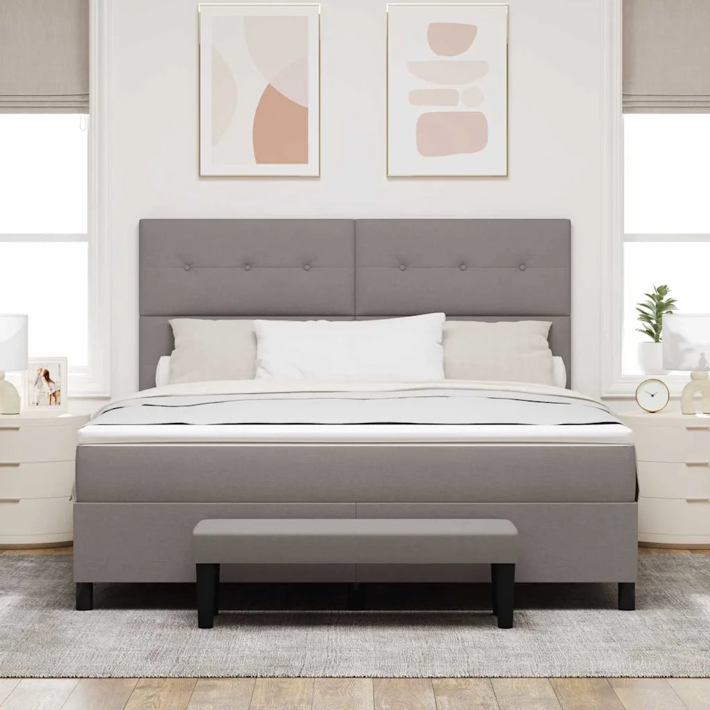 Letto a molle con materasso Talpa 180 x 200 cm Tessuto
