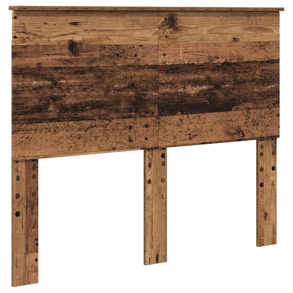 Letto matrimoniale | Letto per adulti | Struttura del letto con testiera Legno vecchio 120 x 190 cm