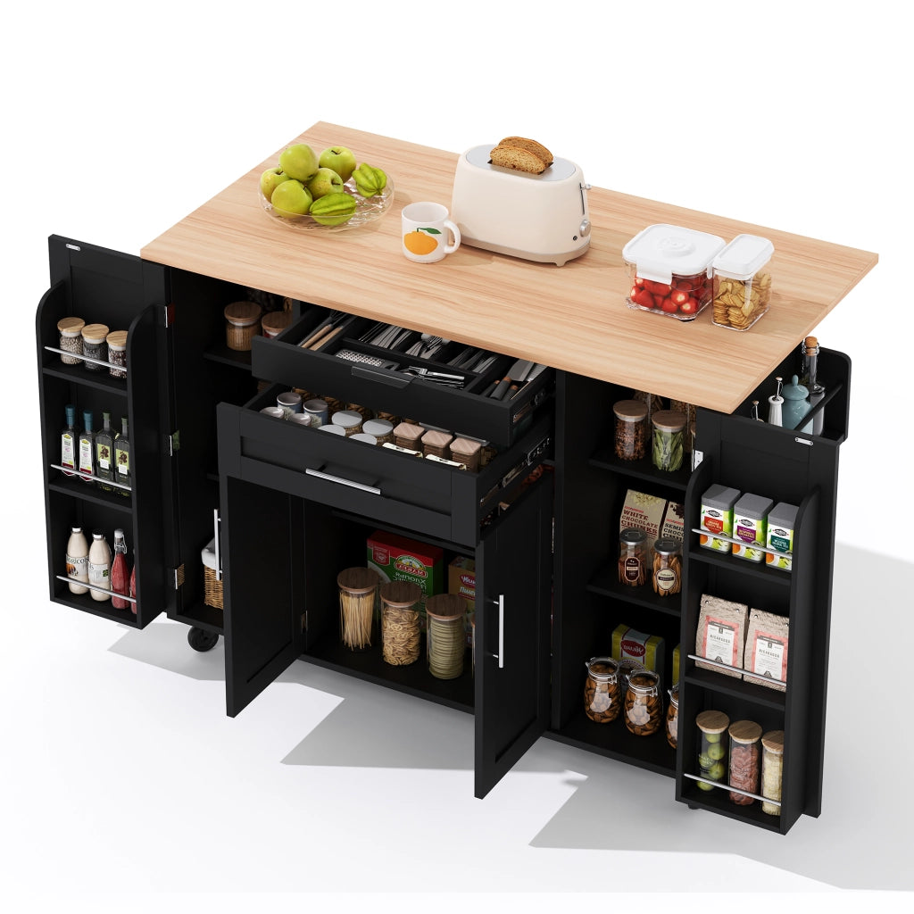 Tavolino da Cucina con Cassetto e Ripiano ¨C MINIMAL ¨C 120x45 cm, Legno