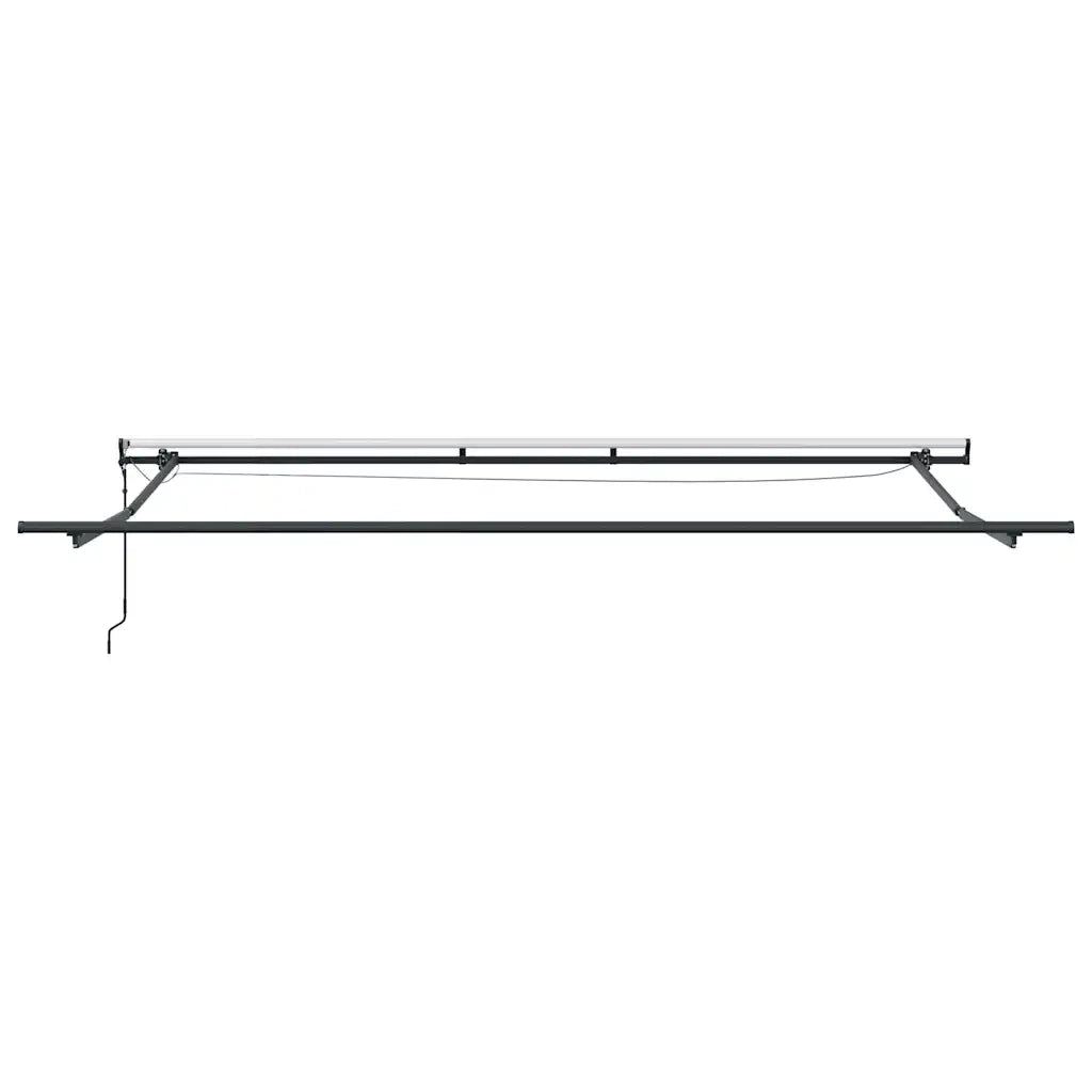 Tenda da Sole Retrattile Automatica con LED Bordò 450x300 cm 3310192