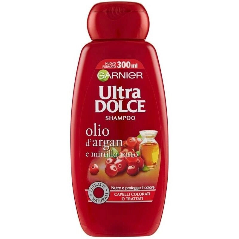 ULTRA DOLCE SHAMPOO OLIO DI ARGAN E MIRTILLO ROSSO 300 ML