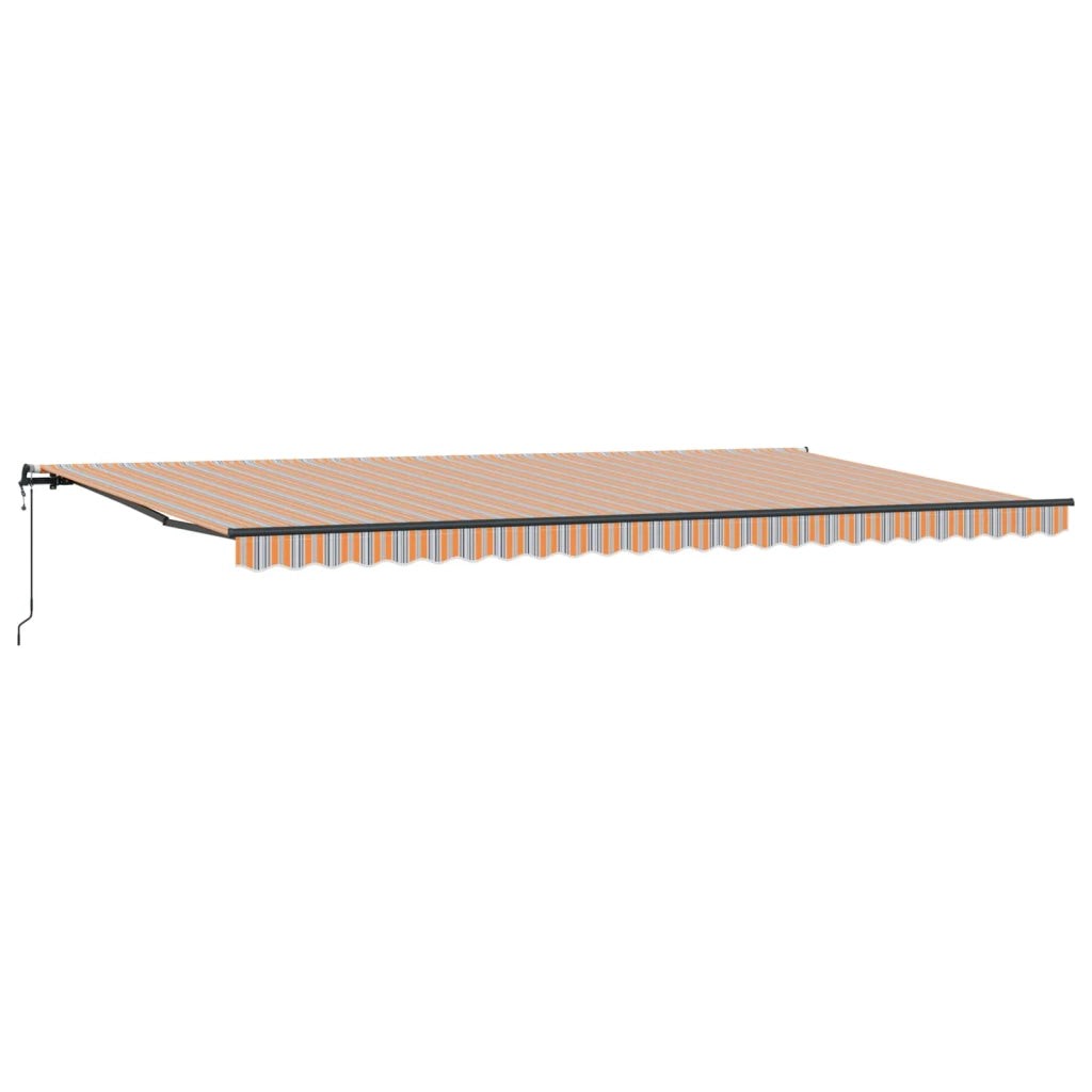 Tenda Retrattile Multicolore 600 × 300 cm Tessuto e Alluminio 3331619