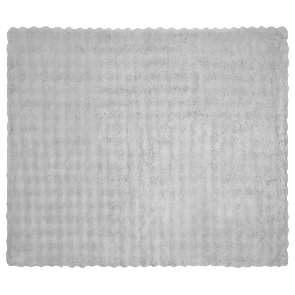Coperta antiscivolo in sintetica di coniglio Olite Grigio