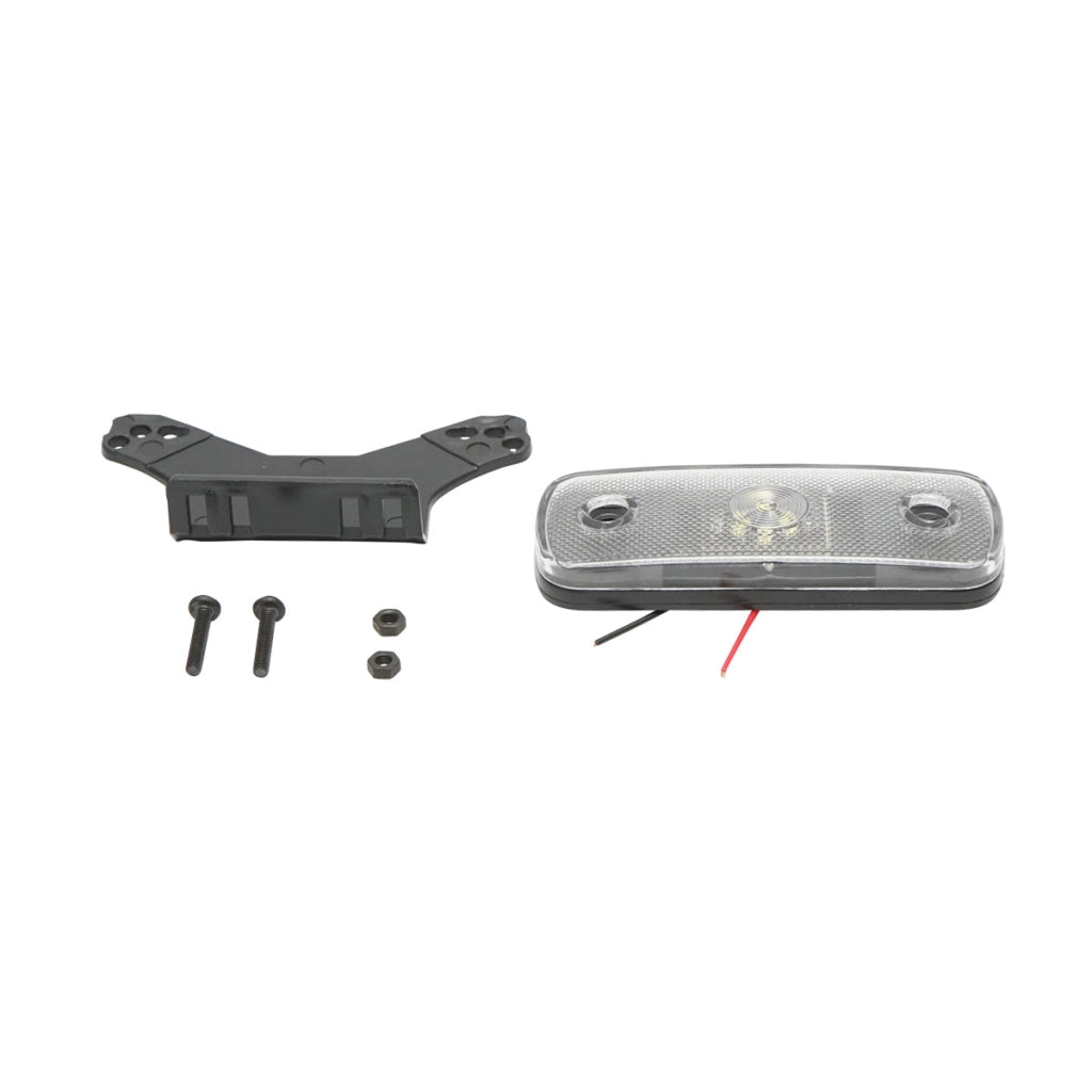 Lampada laterale con LED, 12-24V, bianca, Breckner Germany, modello FR0189W