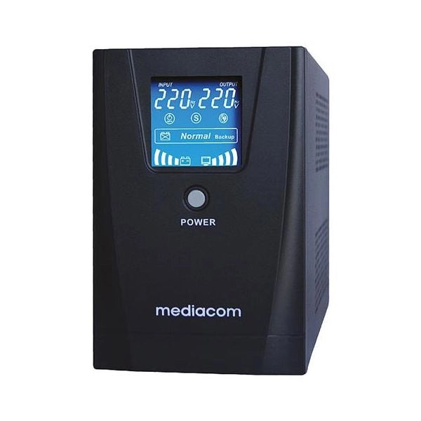 Mediacom gruppo di continuità ups xpower 851 800va / 480w - M-UPS851D