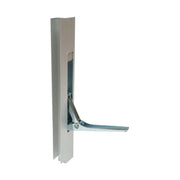 Chiusura interna per portellone lato destro in alluminio, maniglia in acciaio zincato 400 mm