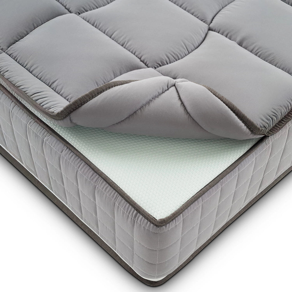 Materasso Matrimoniale 160x200 Molle progressive - Alto 27 cm - Ortopedico - Sfoderabile - con topper Memory in OMAGGIO