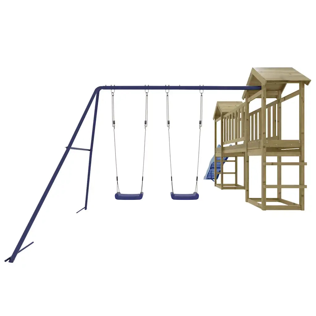 Set da Gioco da Esterno in Legno di Pino Impregnato 3155863