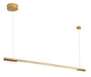 Lampada sospesa LED dorata 100cm 16W Maxlight P0356