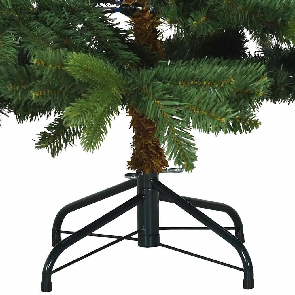 Albero di Natale Artificiale con Rami Pieghevoli Verde 120 cm 42019311