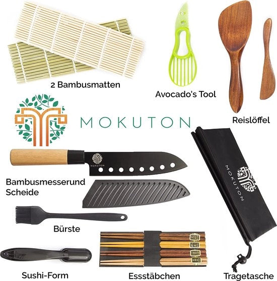Kit di servizio per sushi - Set di piatti e scodelle per sushi