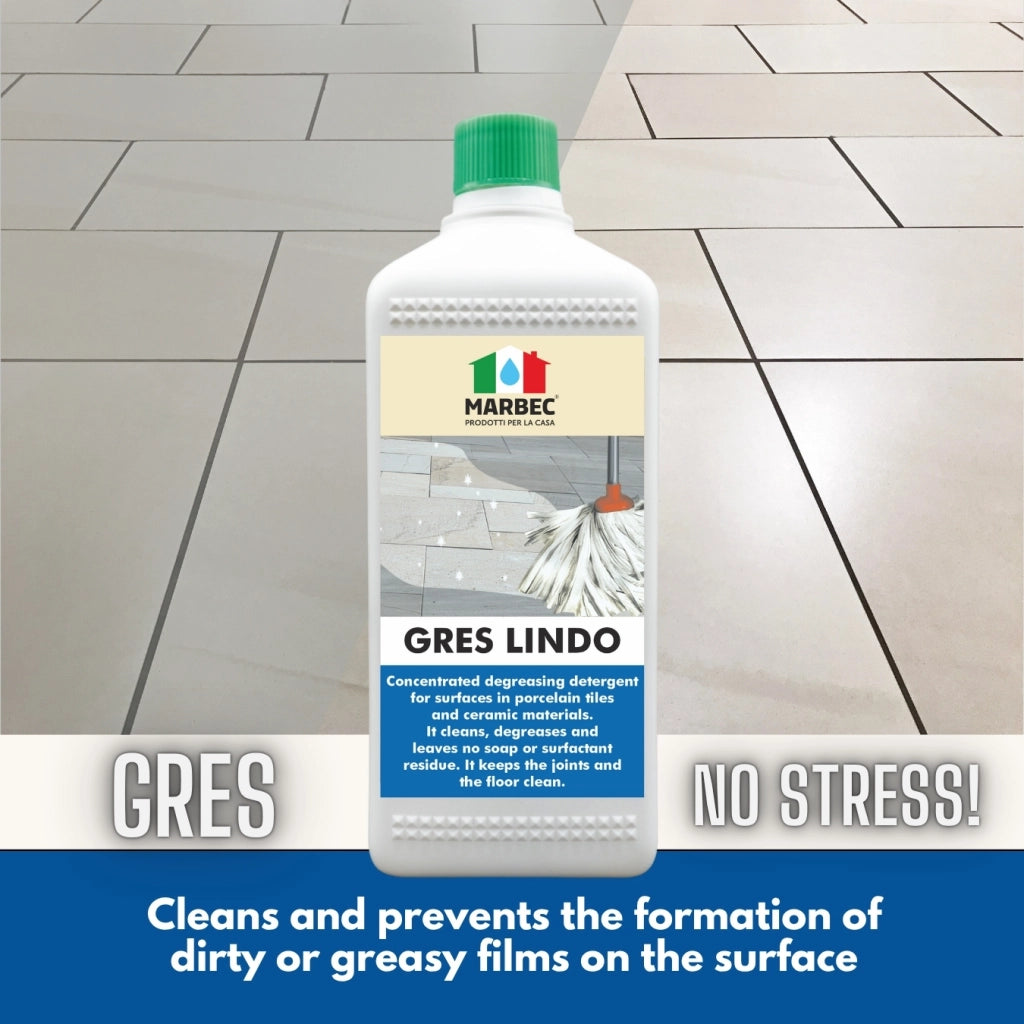 Detergente per gres porcellanato GRES LINDO   5LT