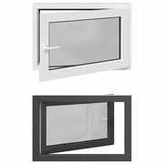 Finestra per Soffitta RISOR 90 x 60 cm PVC e Vetro Antracite CFW6561414