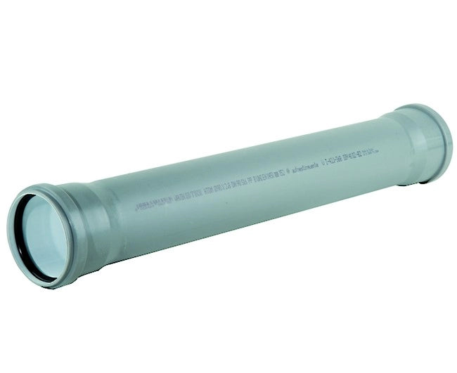 TUBO 2 BICCHIERI AD INNESTO IN PP CON GUARNIZIONE SERIE ED TECH ø90 MT 1,5   WAVIN ITALIA S.P.A.