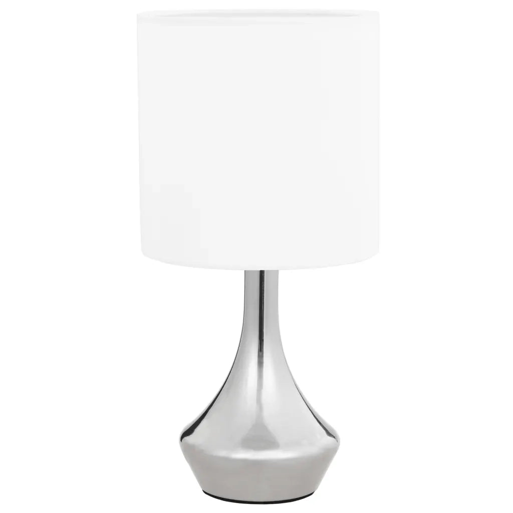 Lampade da Tavolo 2 pz Pulsanti Touch Bianche E14 CFW2562135