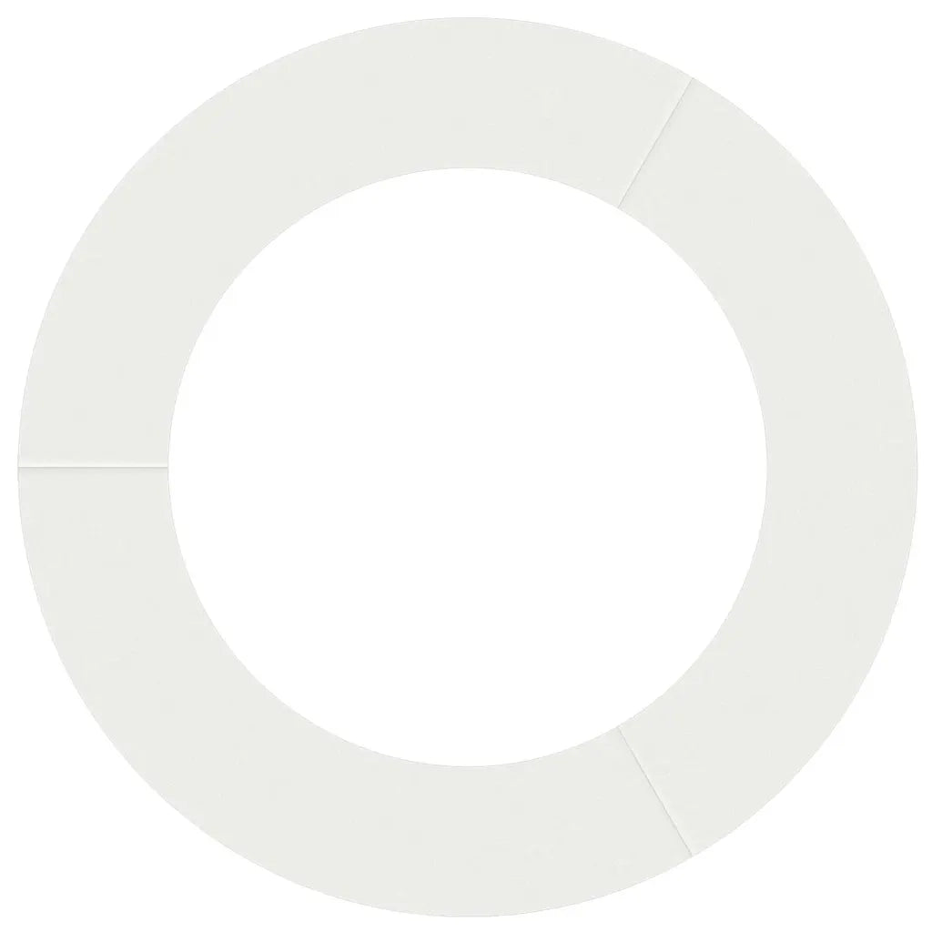 adatto per Anelli d'Albero Piatto 5 pcs Bianco Ø60 / 90 cm 873707
