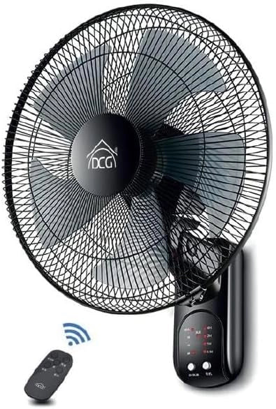 Ventilatore da Parete Diametro 40 cm con Telecomando e Timer 60 Watt