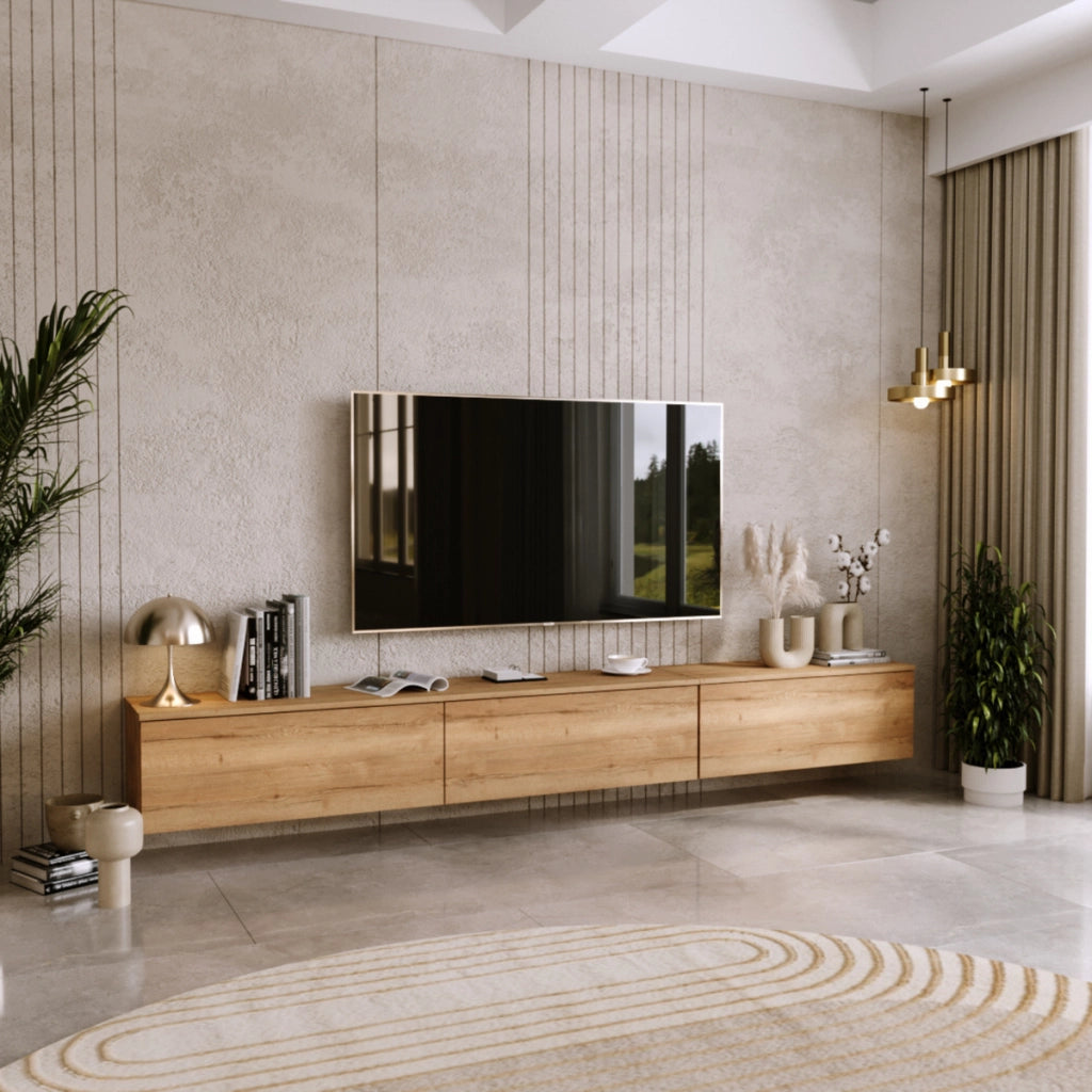 Mobile TV Sospeso Nicole 80 cm Rovere Craft