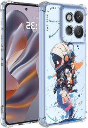 Hoesa Smartphone Schokbestendig, Design Transparante e Ultradurissimo