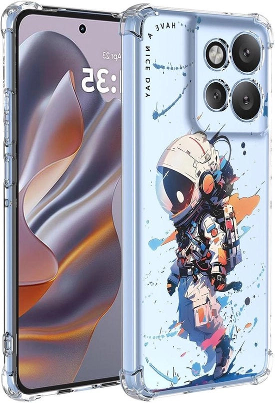 Hoesa Smartphone Schokbestendig, Design Transparante e Ultradurissimo