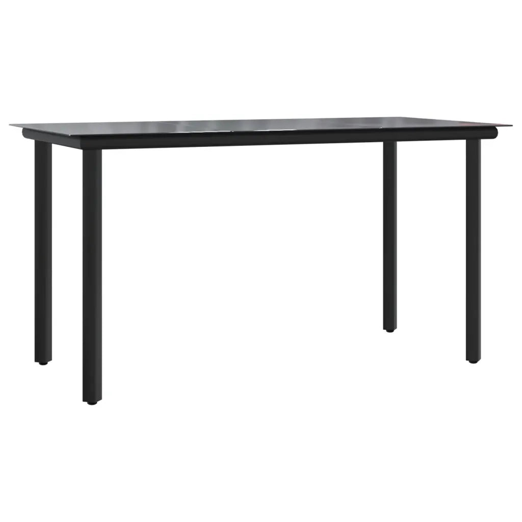 Set Pranzo da Giardino 5pz con Cuscini in Polyrattan e Acciaio 3186995