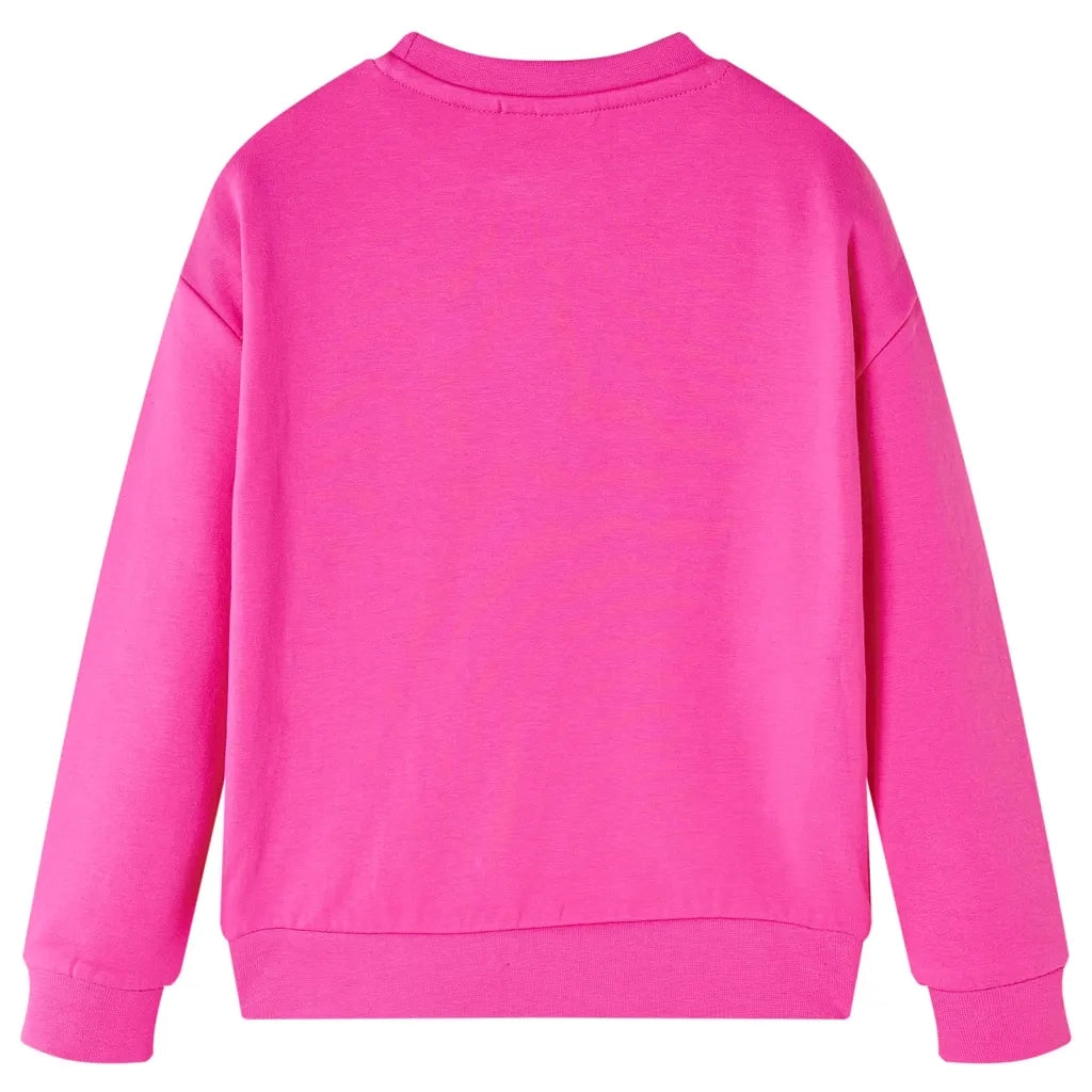 Felpa da Bambina Rosa Scuro 104